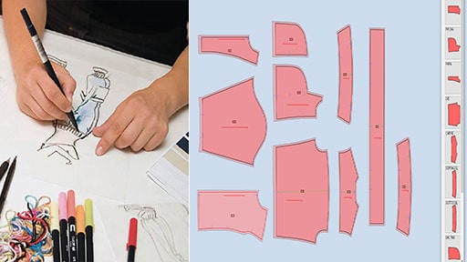 Preparation of Production Patterns, Depending on the technical model and customer demands, they create production cutting patterns in computer environment for the most efficient evaluation of the fabric.
